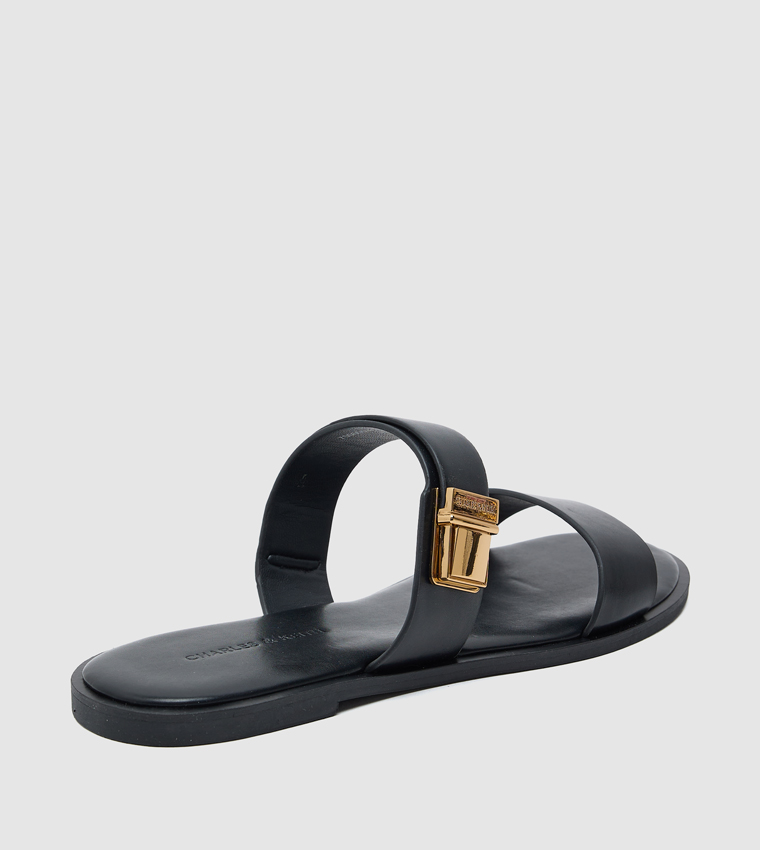 Double-Strap Flat Sandals