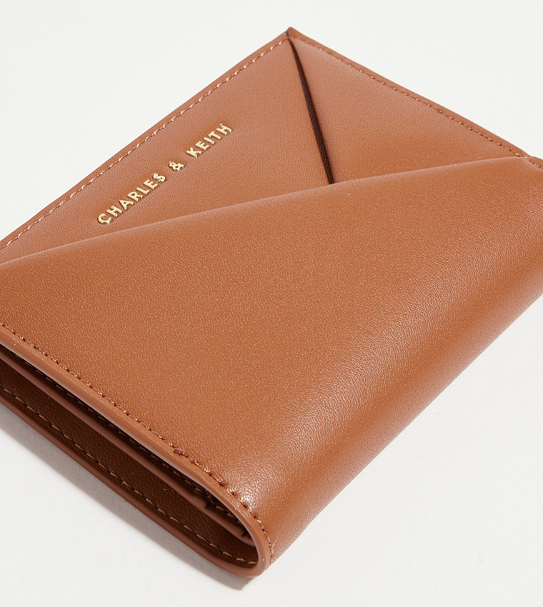 台湾 CHARLES&KEITH Midori ショート折りたたみクリップ CHARLES & KEITH Midori ミドリ ジオメトリックトップジップ