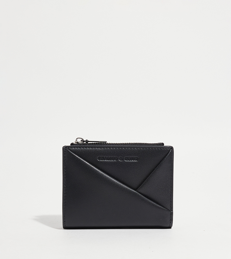 Midori Geometric Top-Zip Wallet 