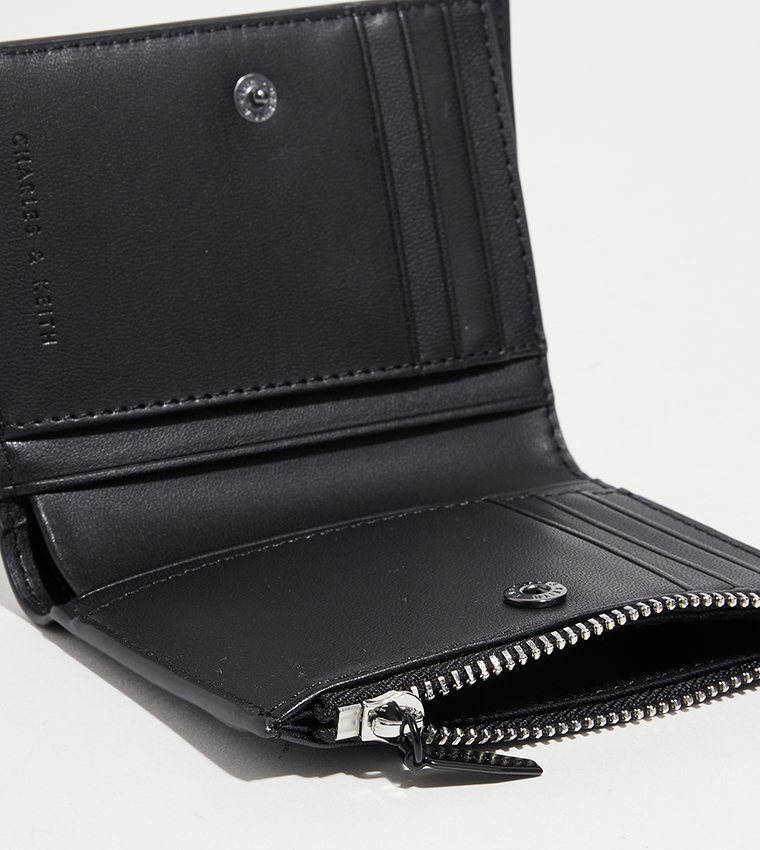 Midori Geometric Top-Zip Wallet 