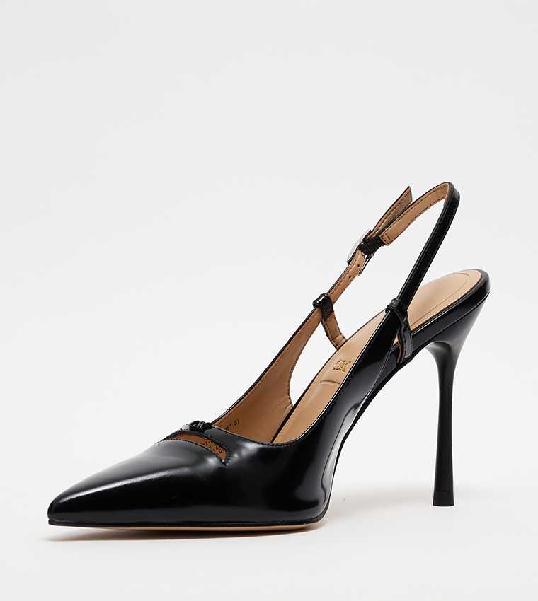 Pointed Toe Slingback Pumps