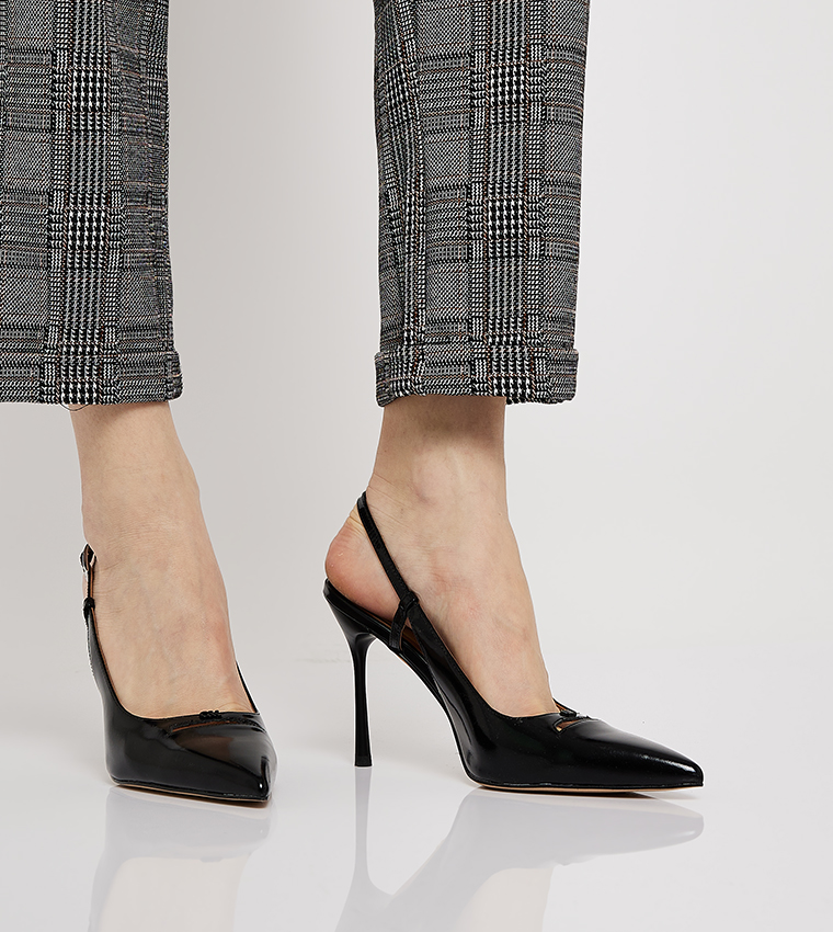 Pointed Toe Slingback Pumps