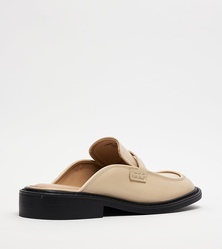 Tahlia Leather Loafer Mules