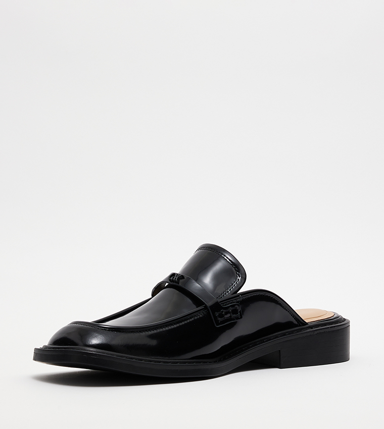 Tahlia Leather Loafer Mules