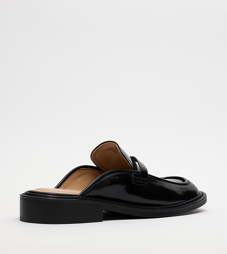 Tahlia Leather Loafer Mules