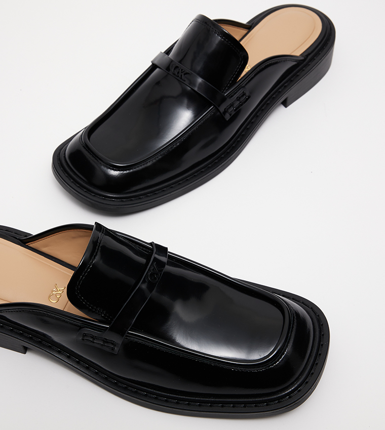 Tahlia Leather Loafer Mules
