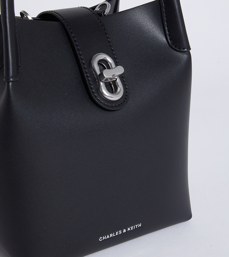 AUBRIELLE Logo Detail Handheld Bag