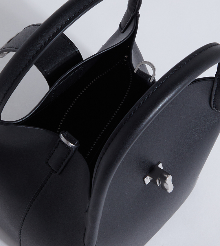 AUBRIELLE Logo Detail Handheld Bag