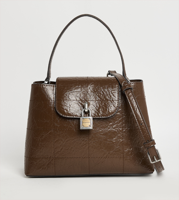 SUKI Textured Satchel Bag