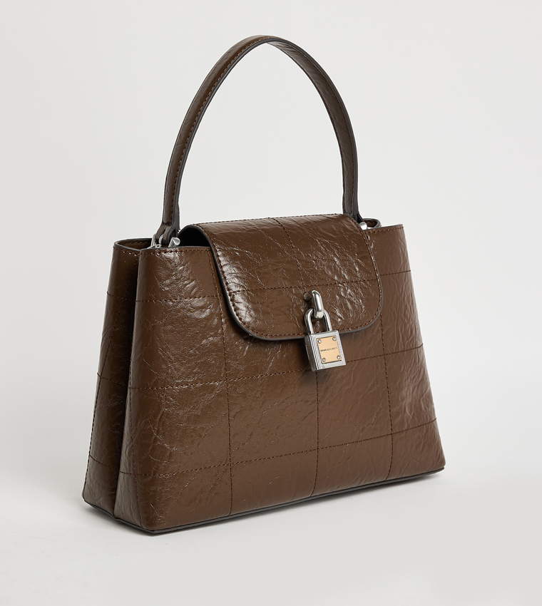 SUKI Textured Satchel Bag
