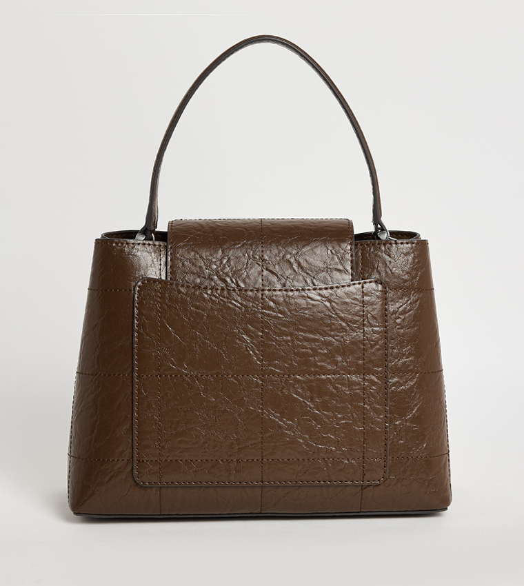 SUKI Textured Satchel Bag