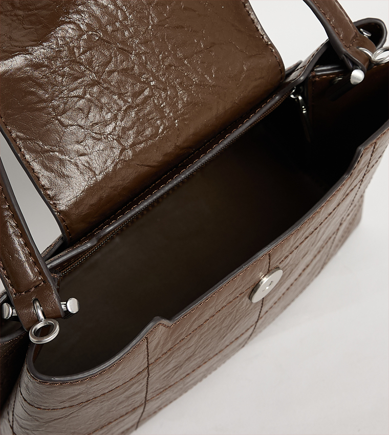 SUKI Textured Satchel Bag