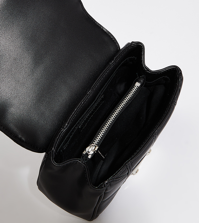 EUDORA Quilted Top Handle Bag