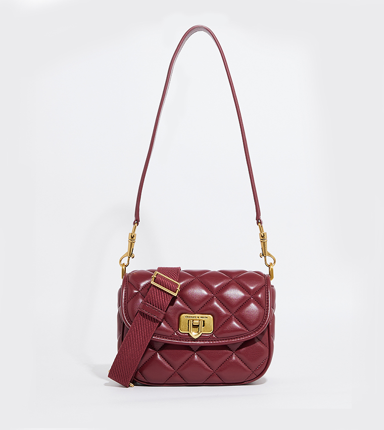 バッグ Charles & Keith Quilted Bag Quilted Bags | Chain-Handle Shoulder Bags & Wallets | Shop