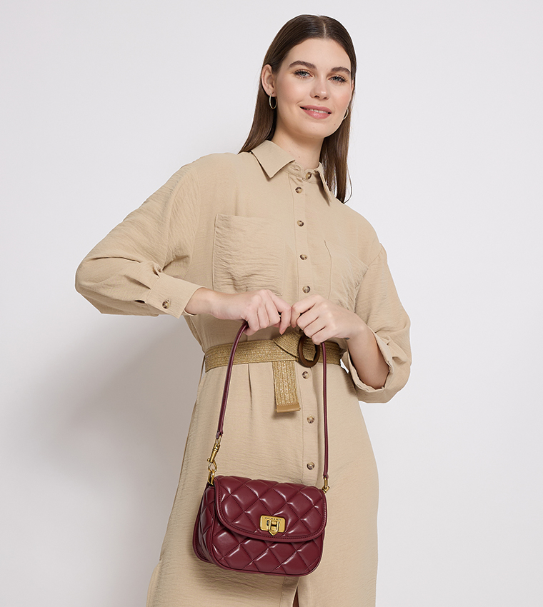 CRESSIDA Quilted Crossbody Bag