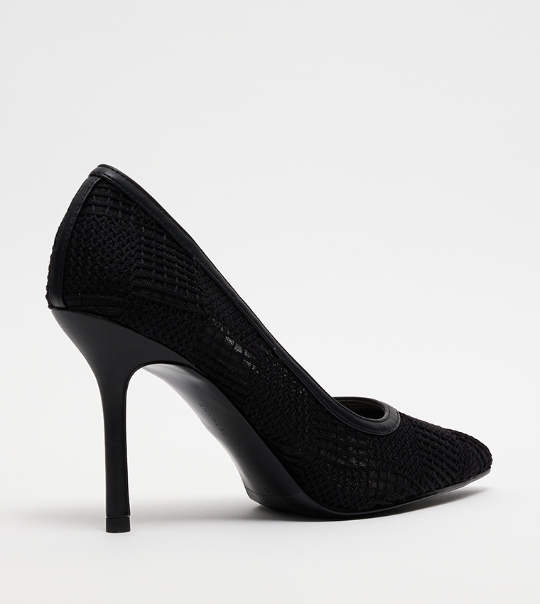 Pointed Toe Mesh Pumps