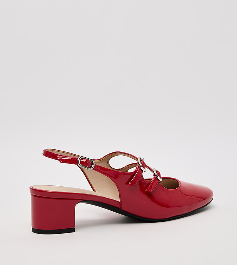 Clementine Double Strap Slingback Pumps