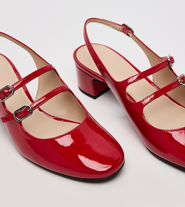 Clementine Double Strap Slingback Pumps