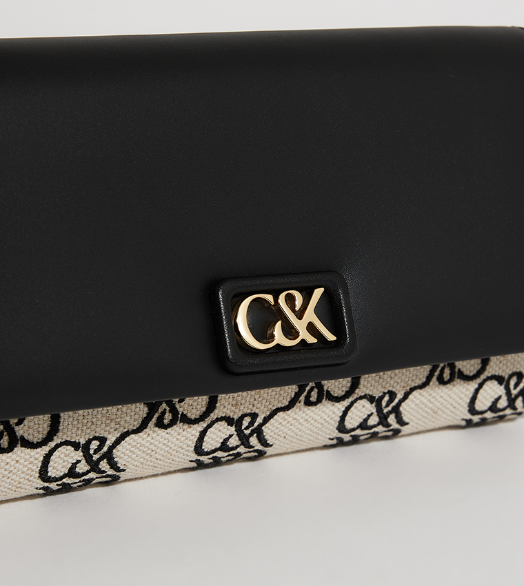 Logo Detail Wallet with Sling