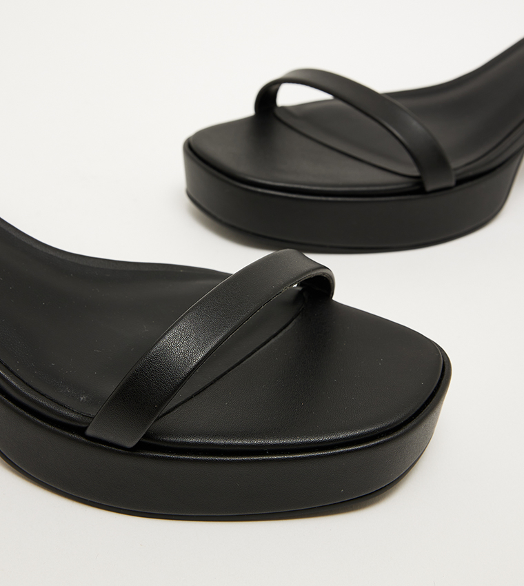Ankle Strap Block Heel Sandals