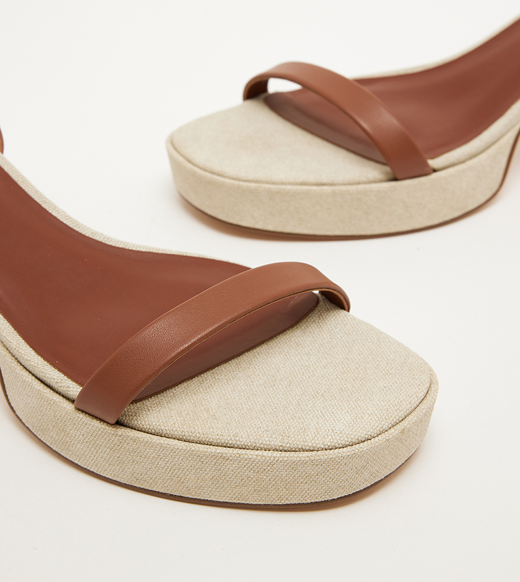 Ankle Strap Block Heel Sandals