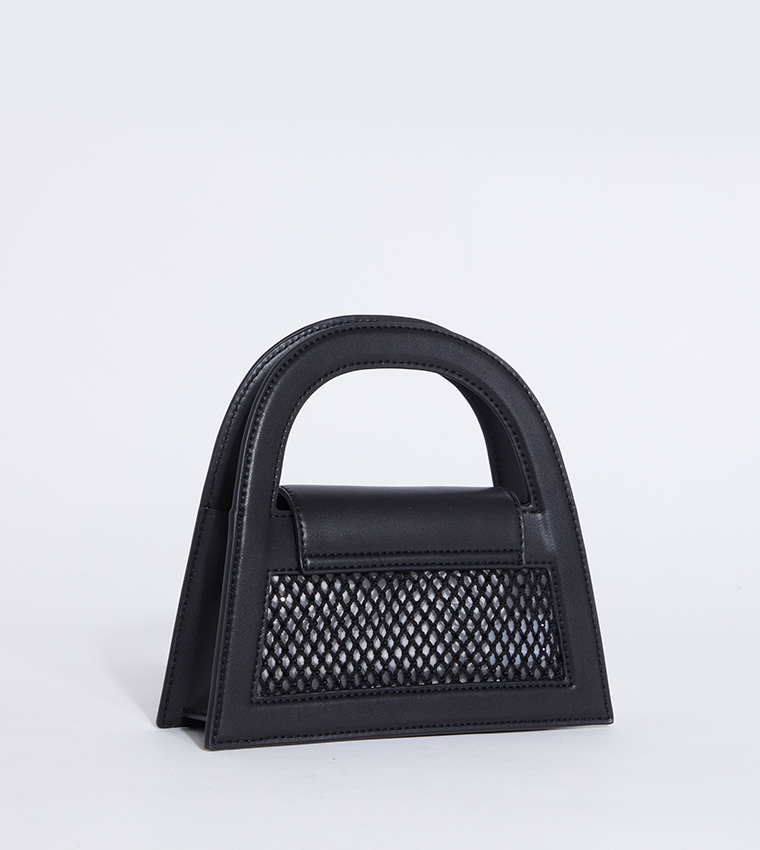 Buy Charles & Keith Logo Detail Embellished Mini Bag In Black ...