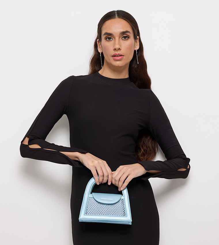 Logo Detail Embellished Mini Bag
