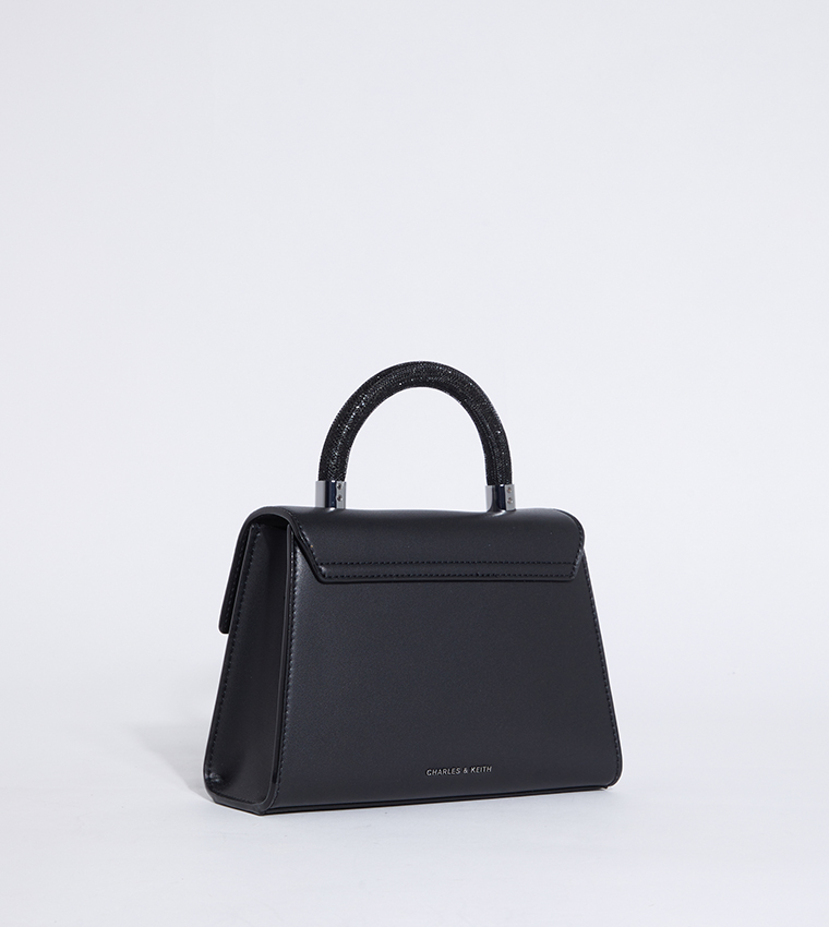 Embellished Top Handle Bag