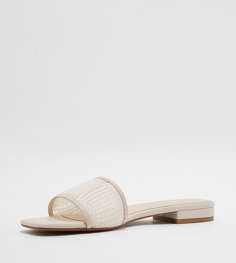 Mesh Knitted Flat Sandals