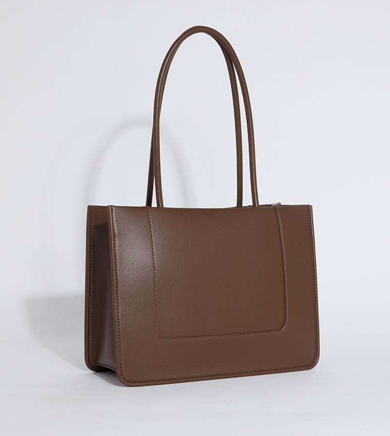 DAYLLA Textured Tote Bag