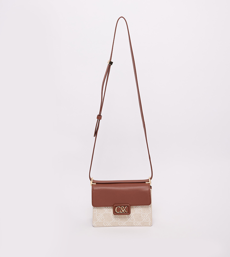 GLIMPSE Logo Detail Crossbody Bag
