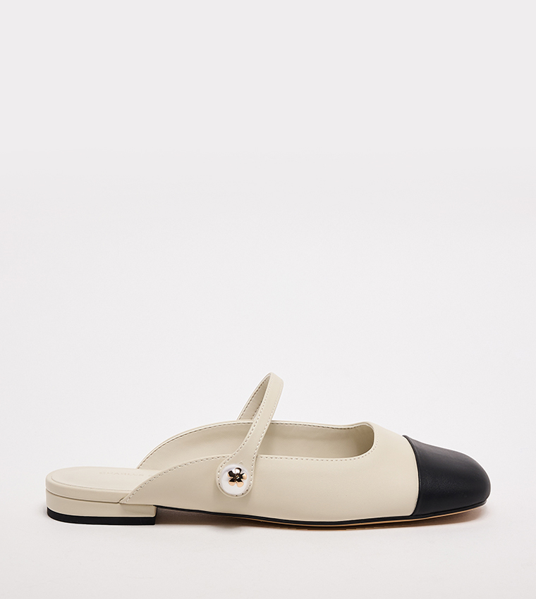 Aeryn Color Block Flat Mules