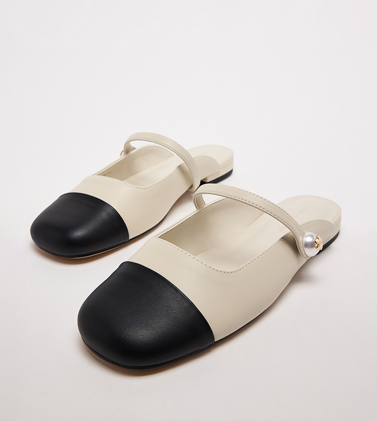Aeryn Color Block Flat Mules