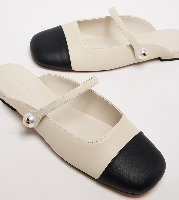 Aeryn Color Block Flat Mules