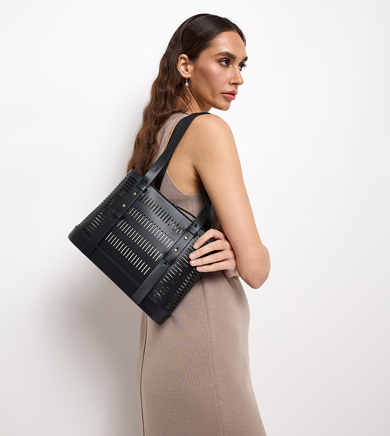 DELPHI Laser Cut Shoulder Bag