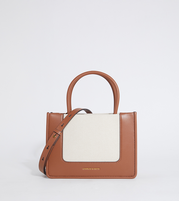 DAYLLA Color Block Tote Bag