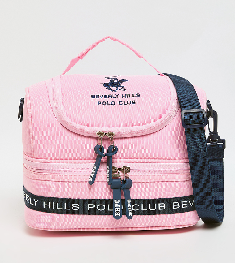 Logo Detail Zippered Lunch Bag