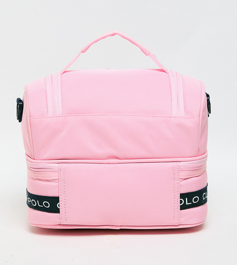 Logo Detail Zippered Lunch Bag
