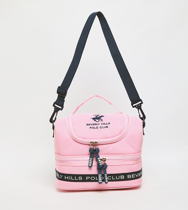 Logo Detail Zippered Lunch Bag