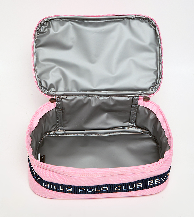 Logo Detail Zippered Lunch Bag