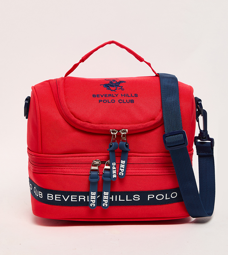 Logo Detail Zippered Lunch Bag