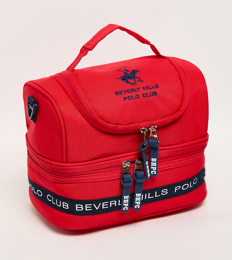Logo Detail Zippered Lunch Bag