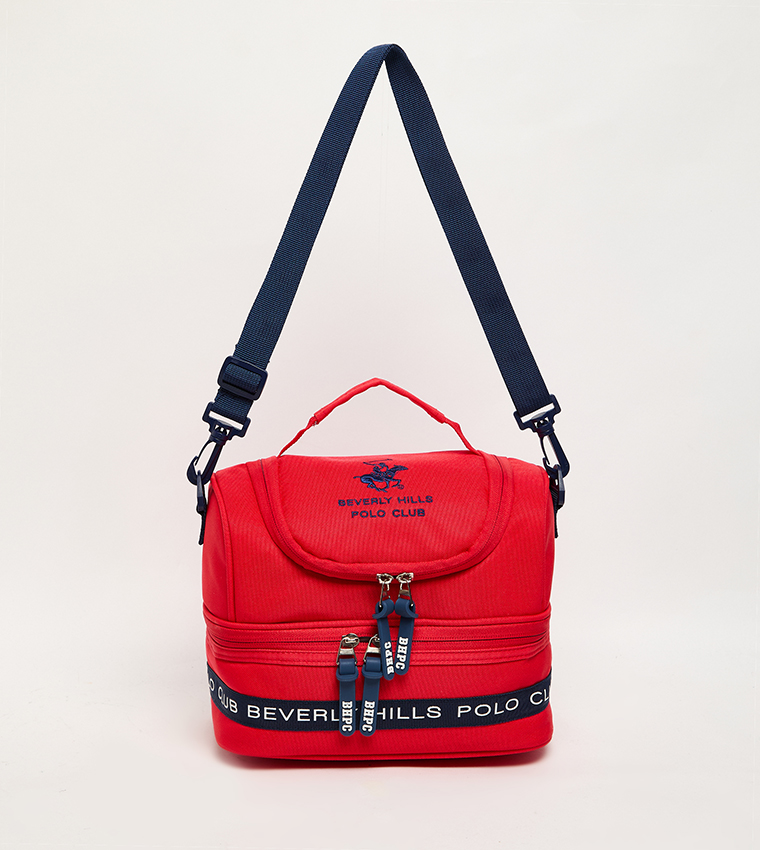 Logo Detail Zippered Lunch Bag