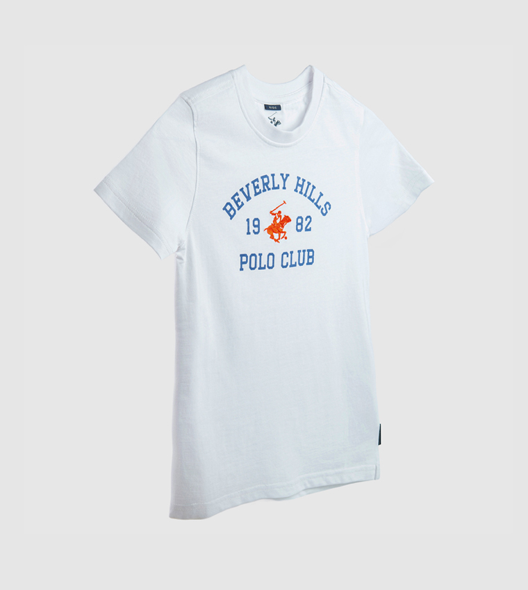 Logo Printed Crew Neck T-Shirt