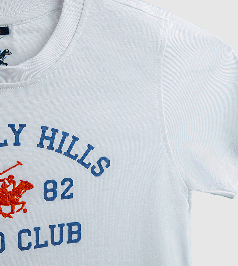 Logo Printed Crew Neck T-Shirt