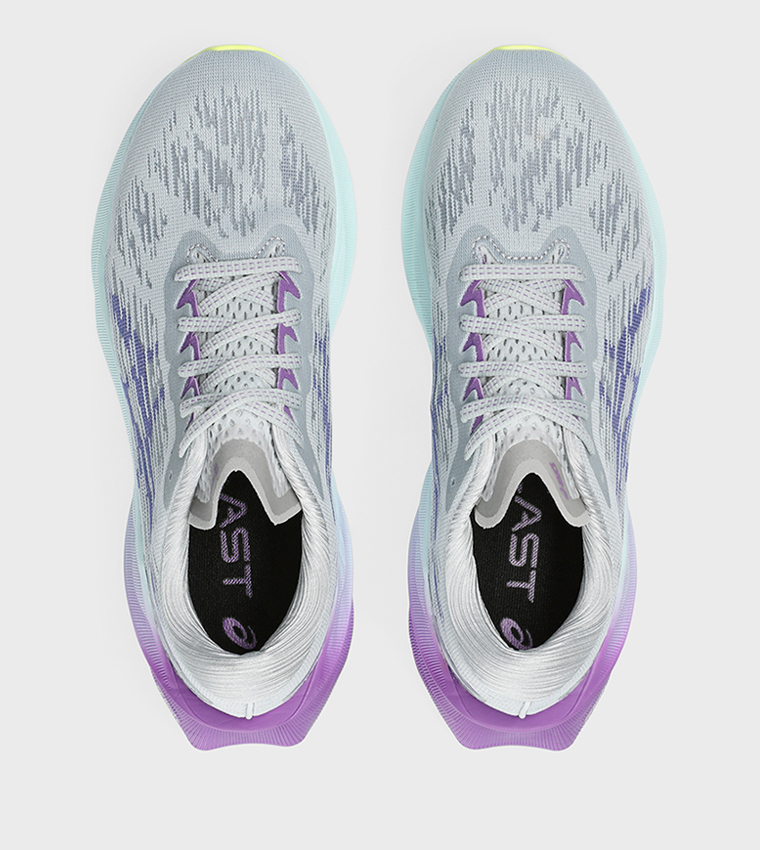 Buy Asics NOVABLAST Lace Up Running Shoes In Grey 6thStreet Oman