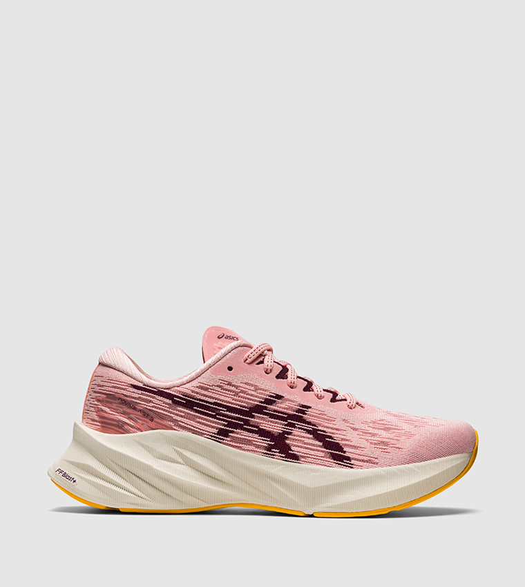 Pink store running shoe