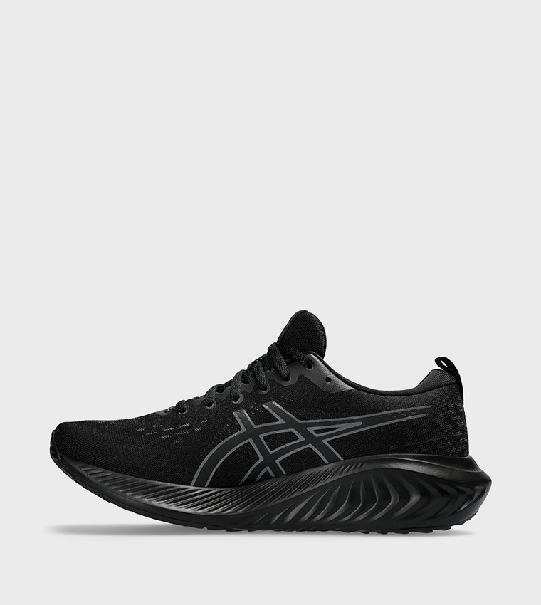 Asics black deals running shoes