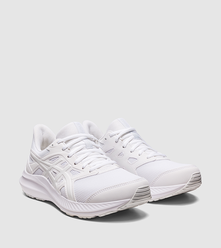 Asics white running shoes best sale