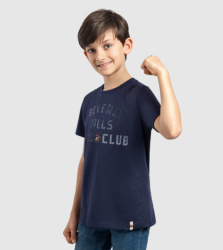 Logo Printed Crew Neck T-Shirt